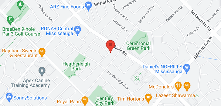 map of 47 -  5223 FAIRFORD Crescent